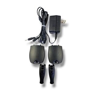 Cobra Micro Talk PR255 Walkie Talkie Radios Charger And Parts.